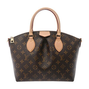 LOUIS VUITTON Monogram Boetie NM Brown Canvas Handbag